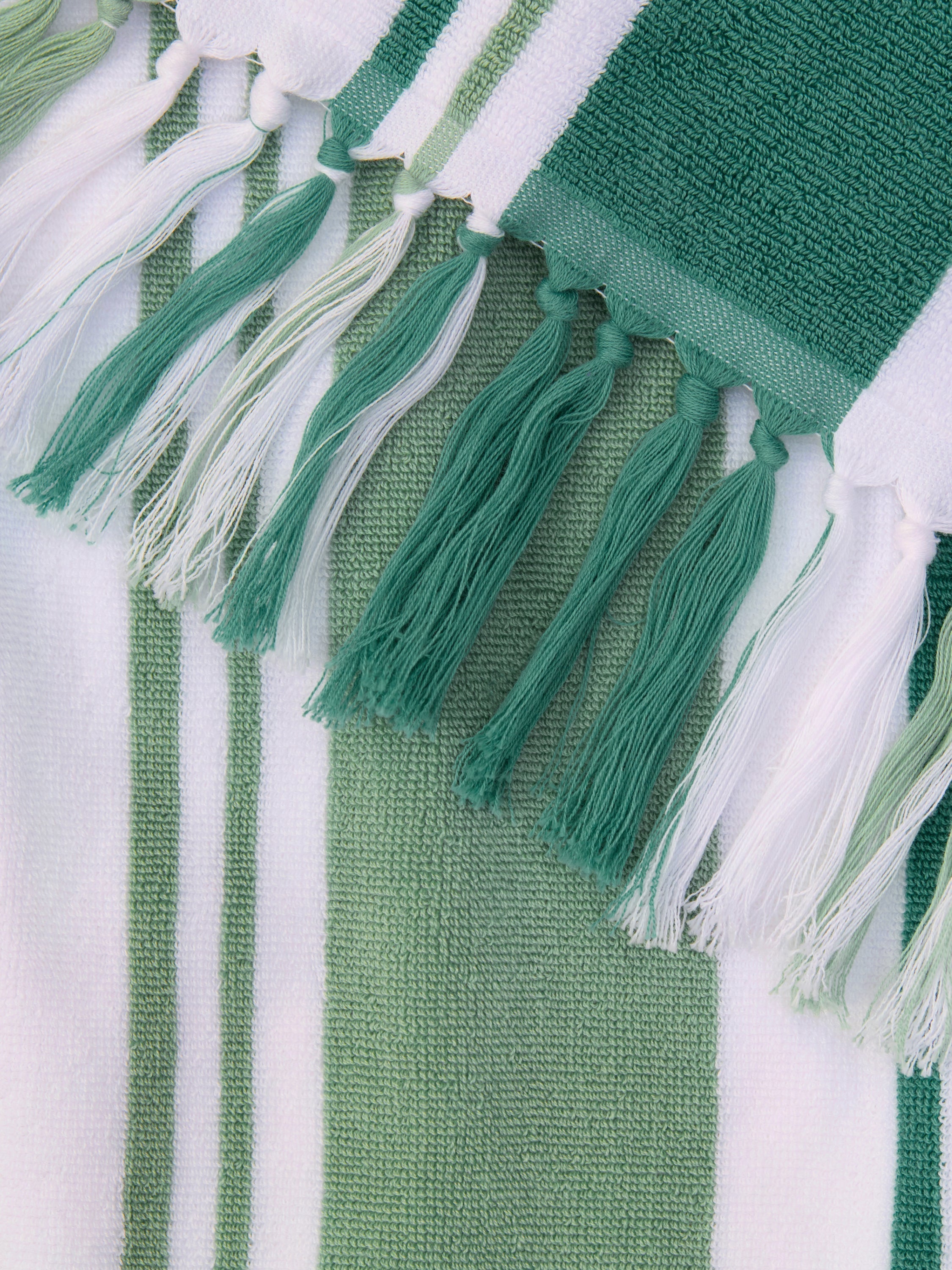 Laguna Beach Textile Company Palm Green Harbour Cabana Beach Towel — travel style essentials from Sun of the Beach Boutique