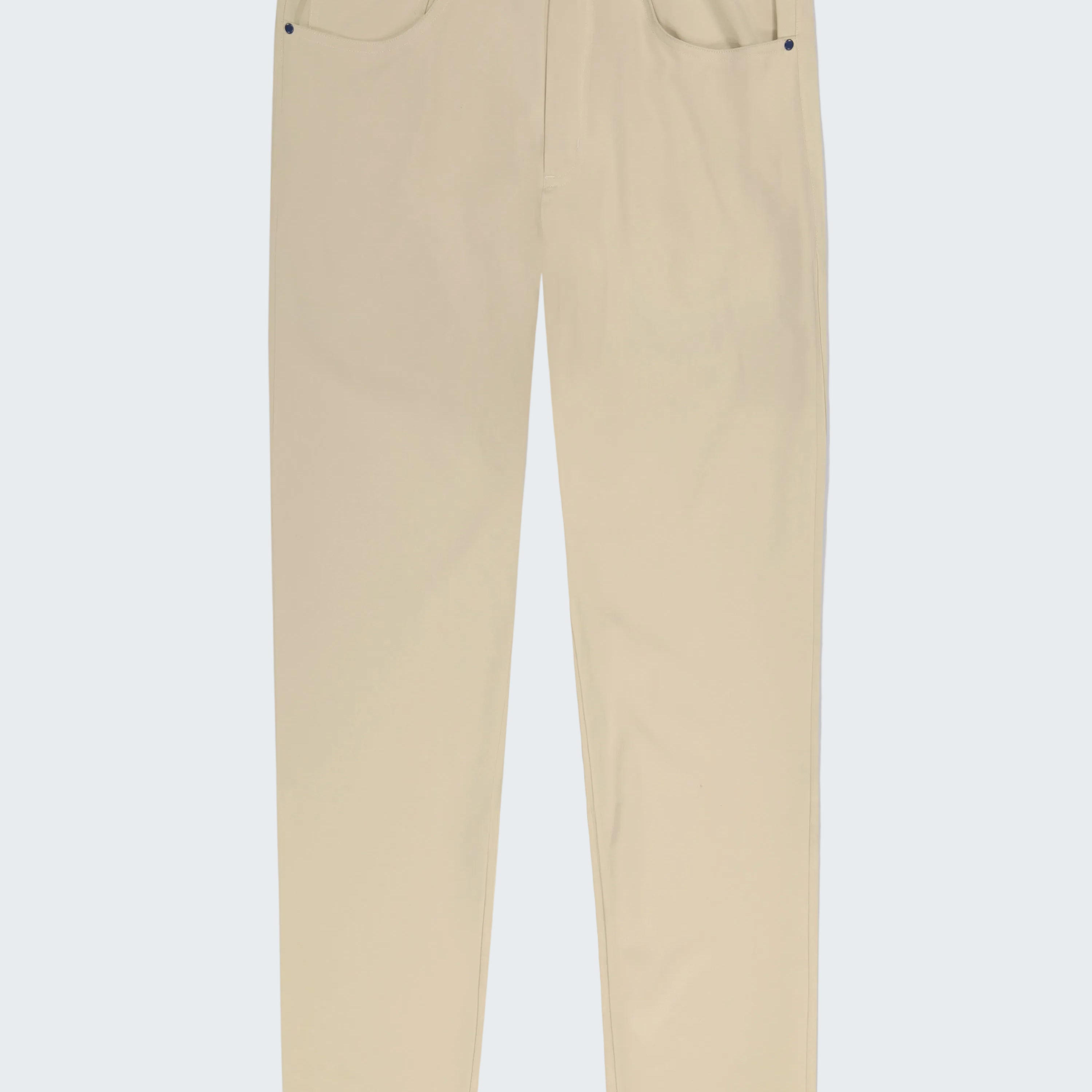 Beige pants on a white background