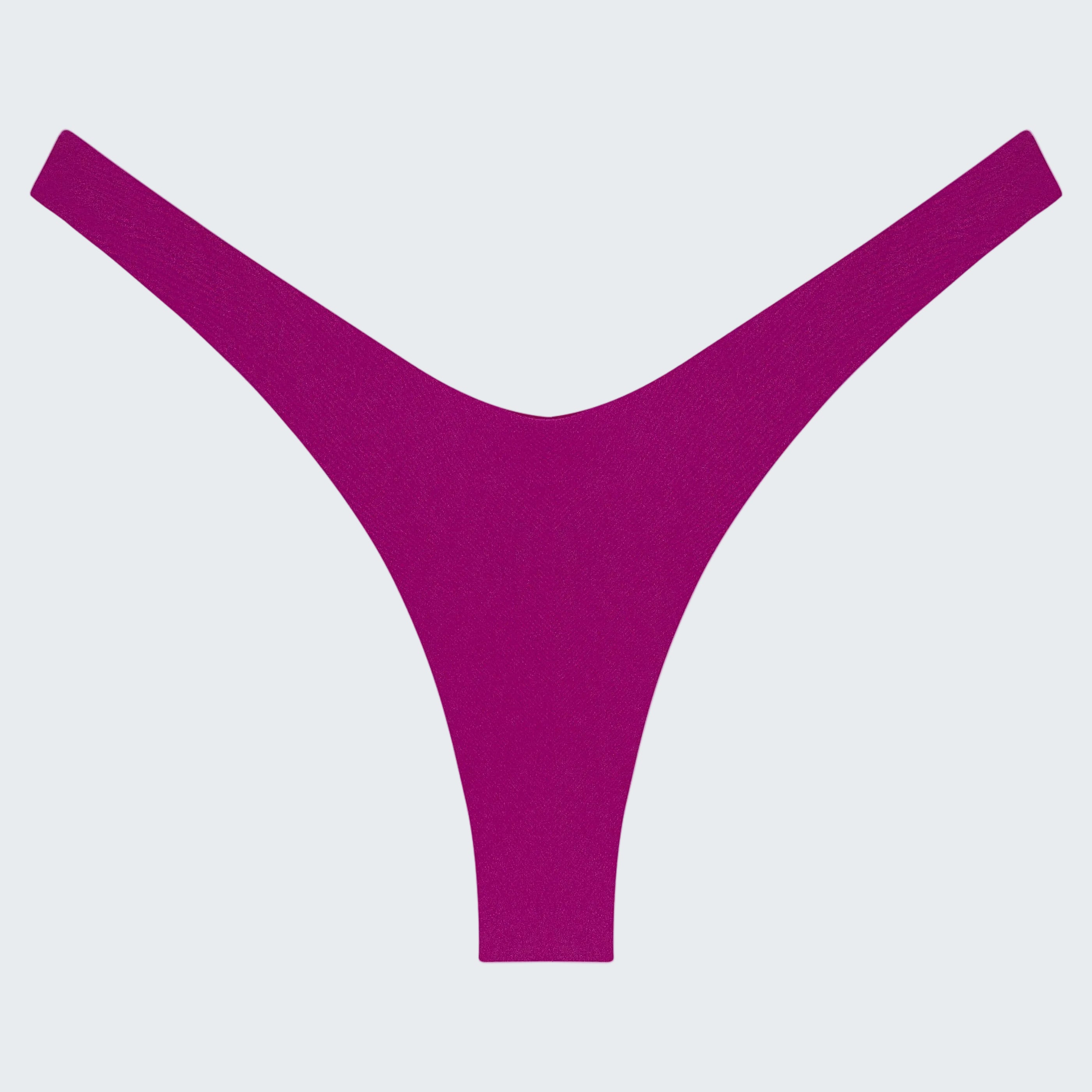 Purple thong on a white background