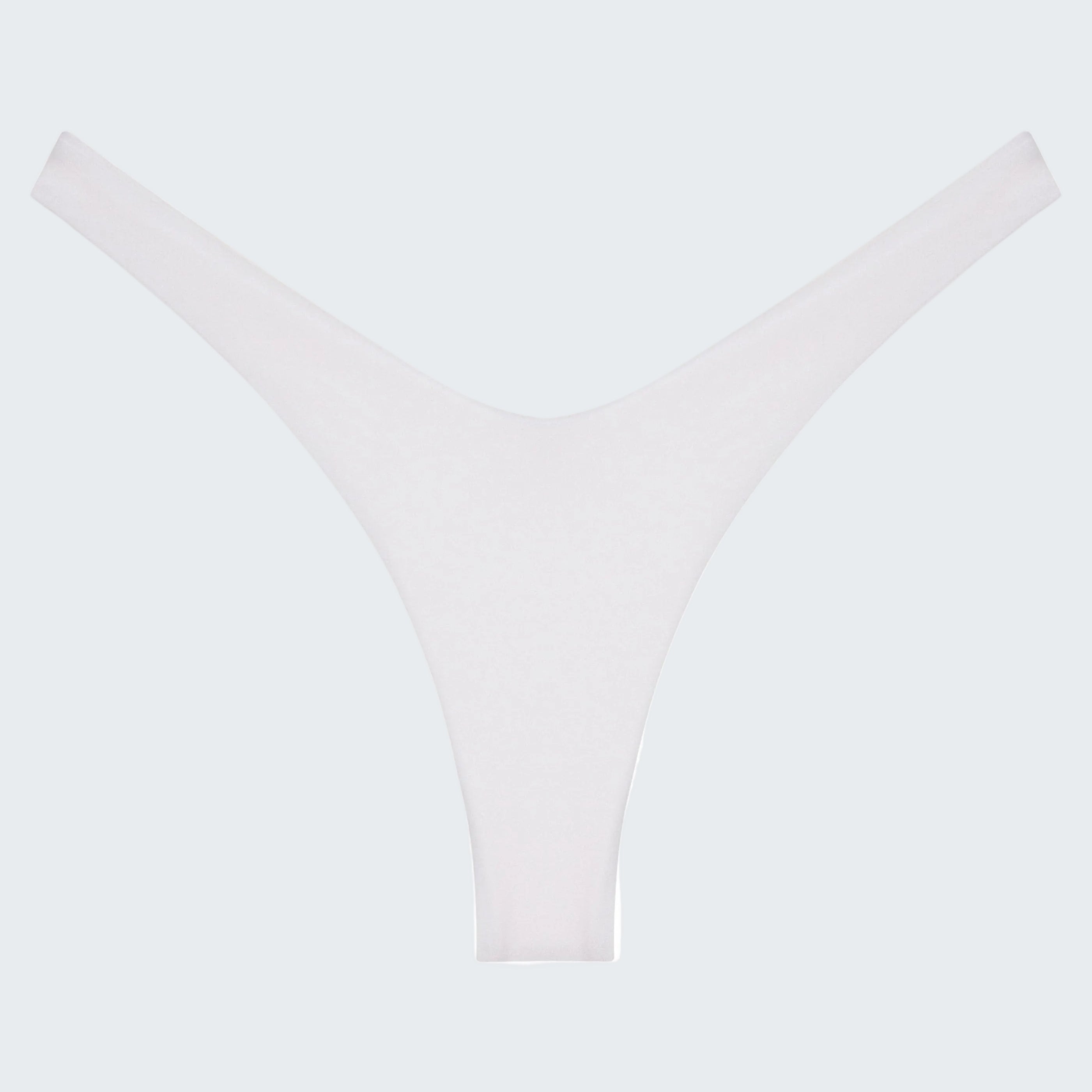 White thong on a white background