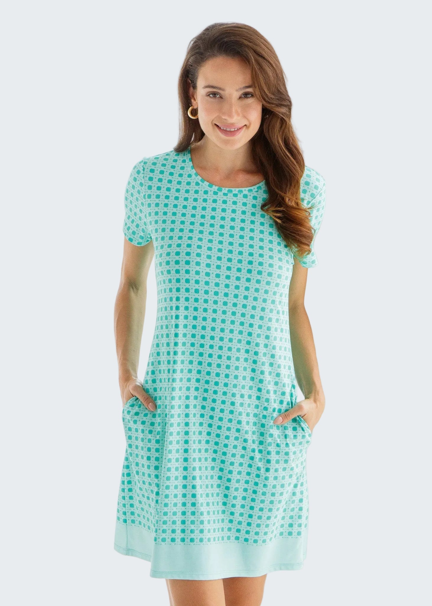 Cabana Life Flora Short Sleeve Shift Dress — perfect Savannah Georgia resort style at Sun of the Beach Boutique