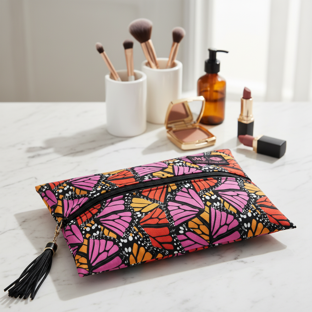 Butterfly Makeup Junkie Bags