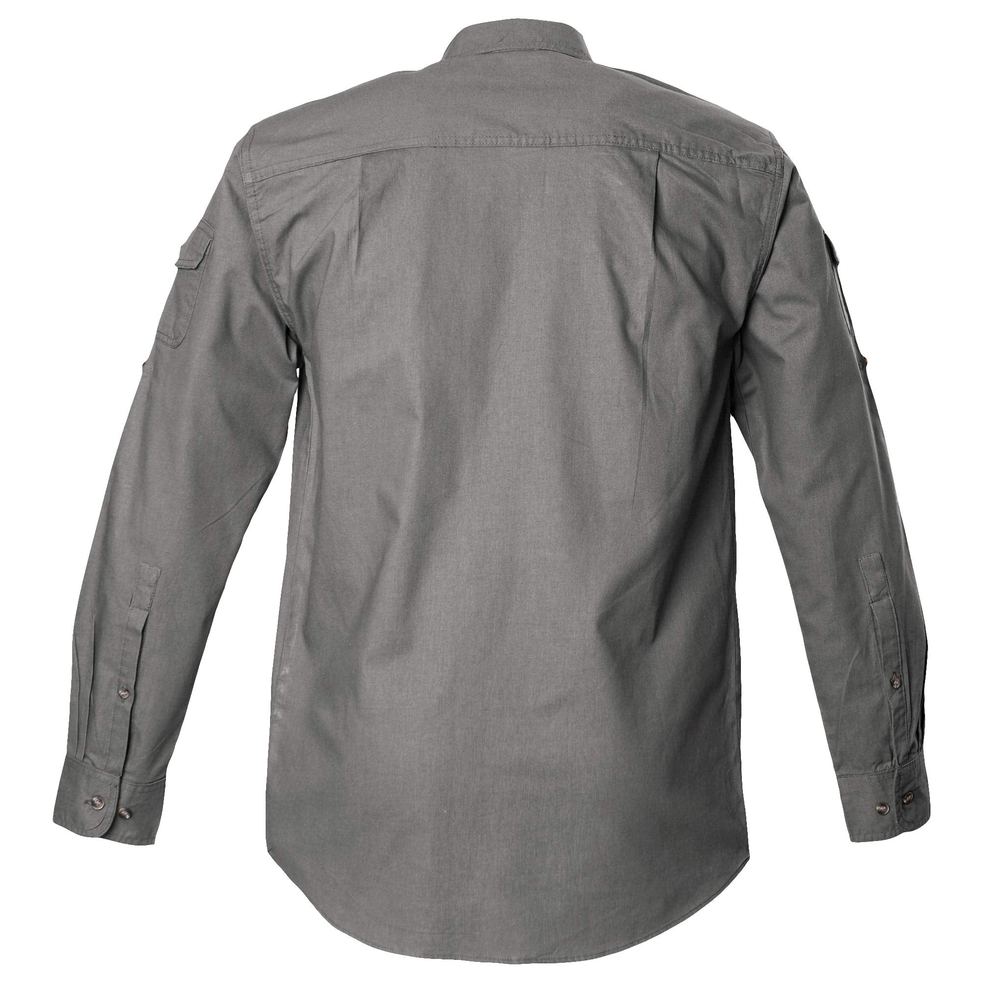 Gray shirt on a white background