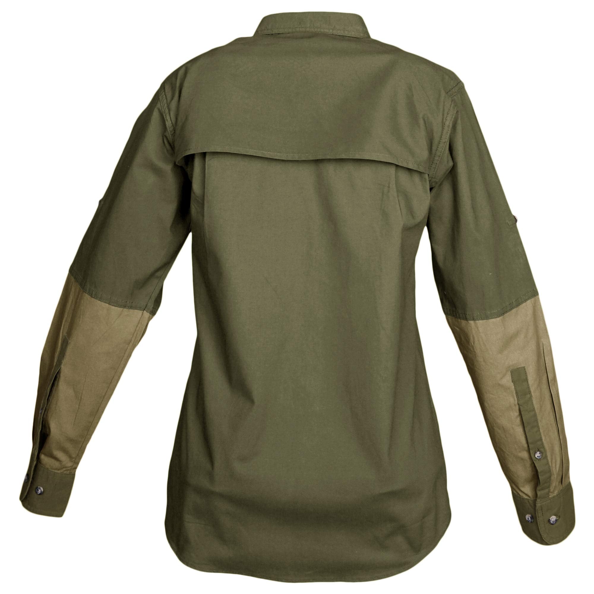 Green jacket on a white background
