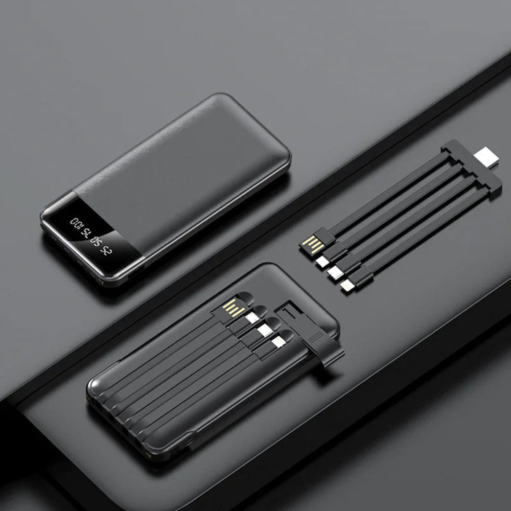 Black electronic components on a dark surface