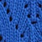 Close-up of blue knitted fabric texture