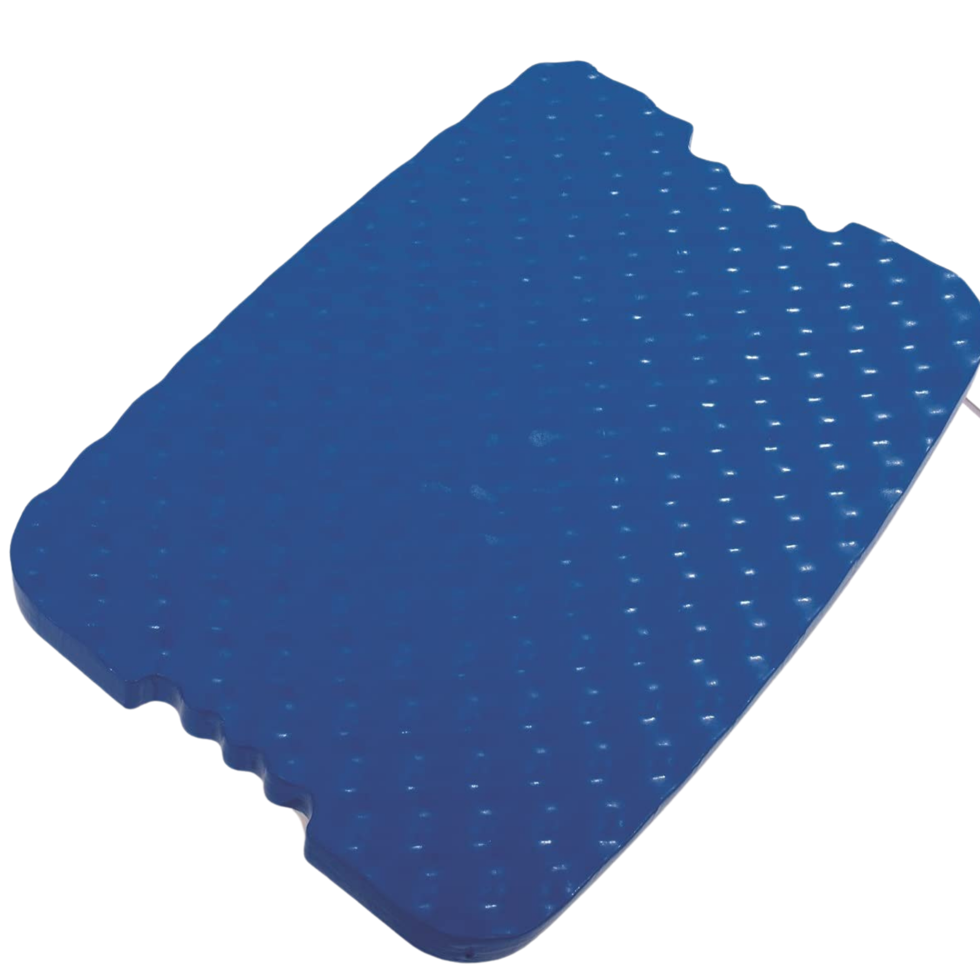 blue pool mat