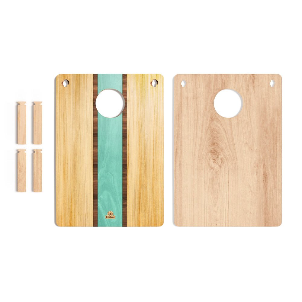Set of wooden cutting boards with different designs on a white background