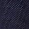 A close-up of a dark navy blue textured fabric with a fine woven pattern.