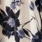 Black floral pattern on a white background