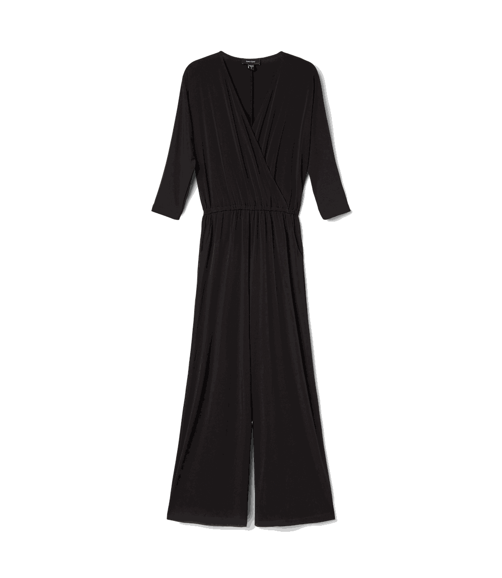 Black jumpsuit on a white background
