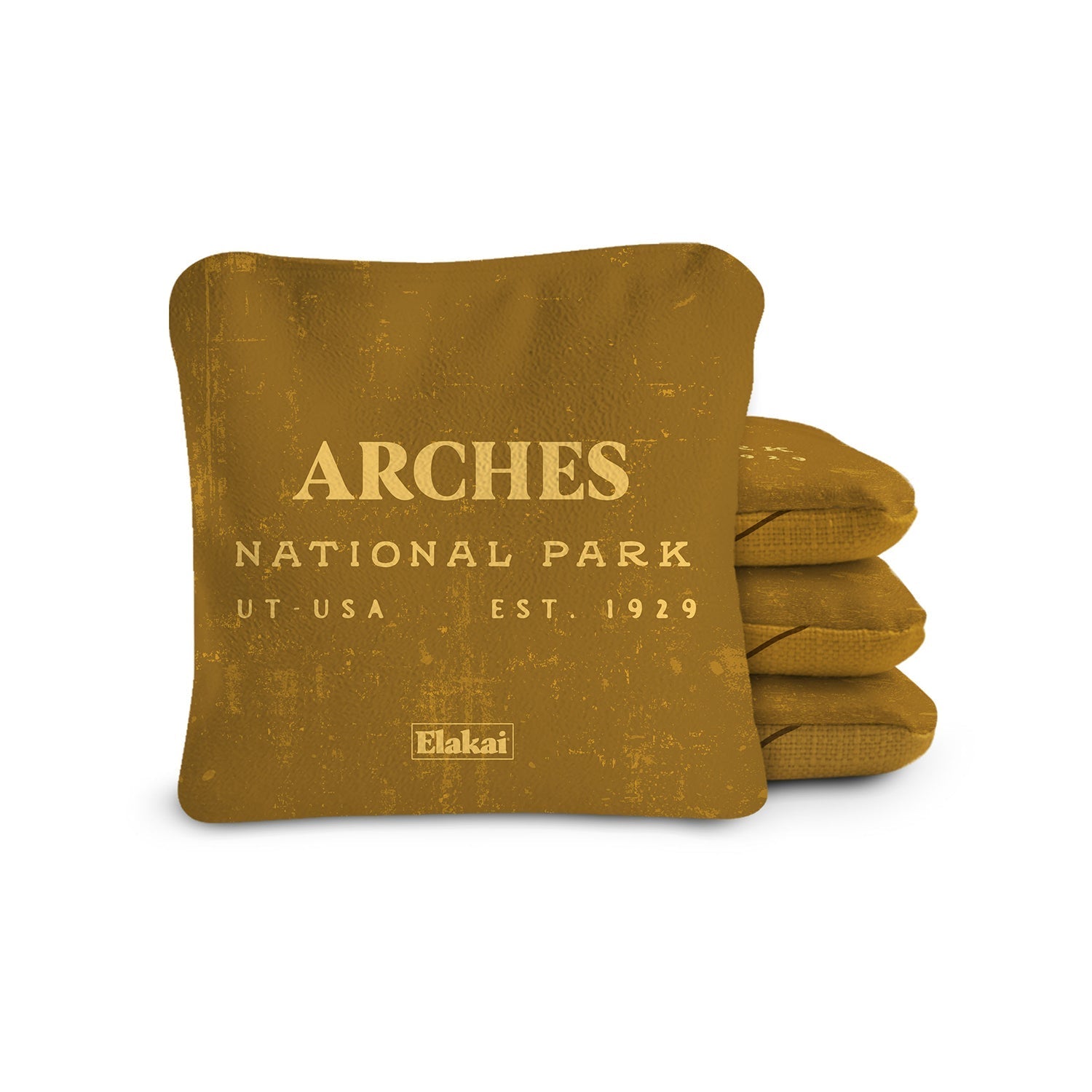 Folded blanket with 'Redwood National Park' text on a white background