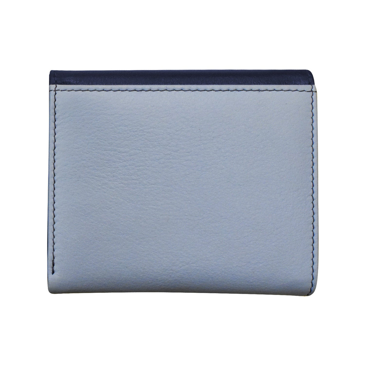 Blue wallet on a white background