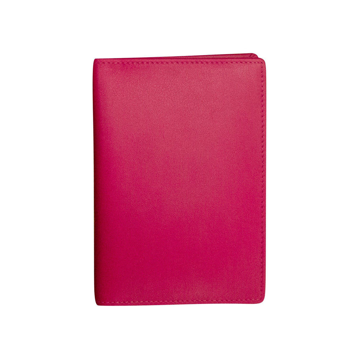 Pink wallet on a white background