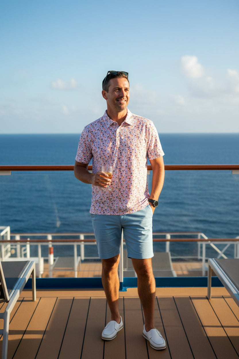 man's polo shirt