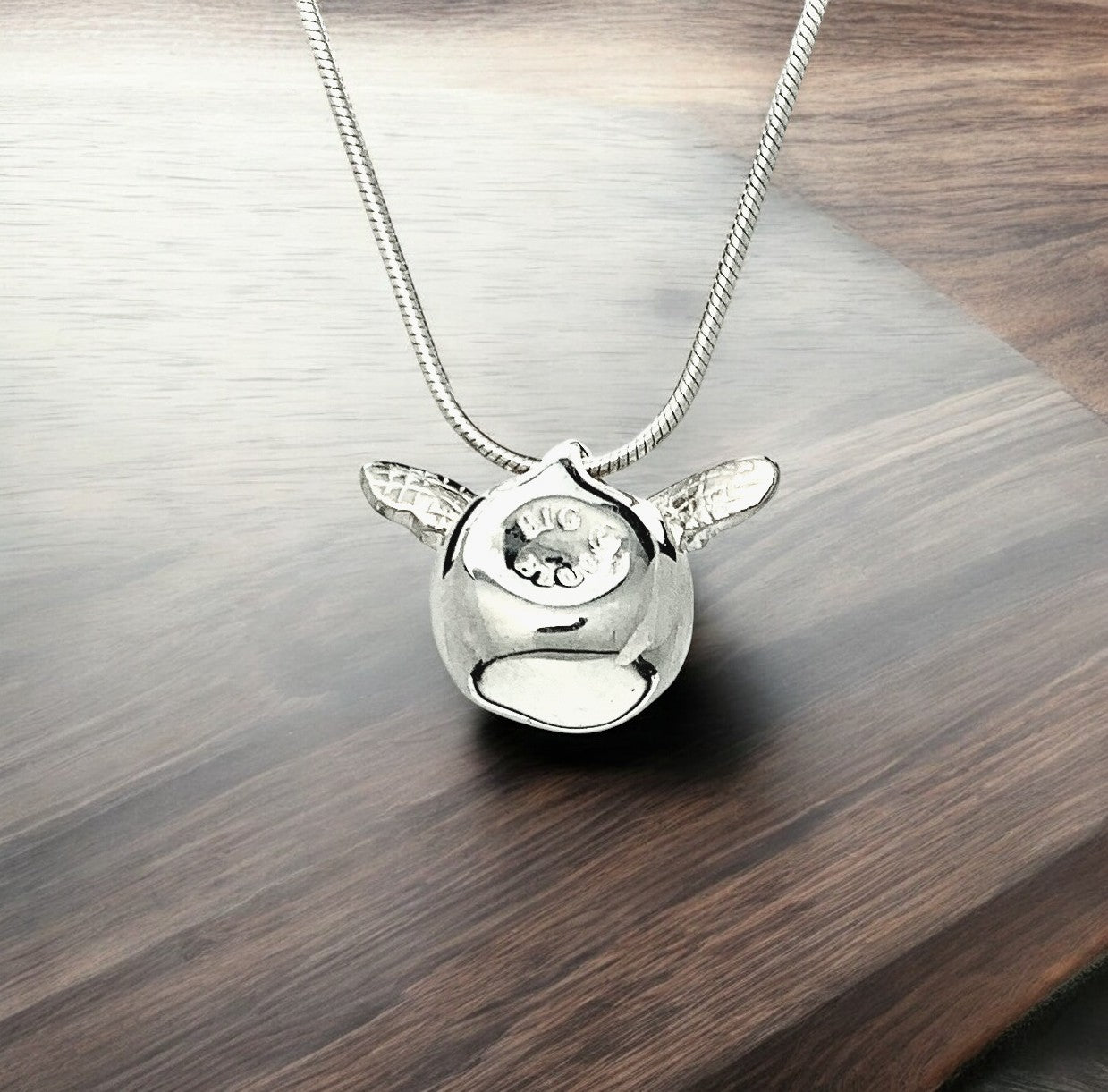 Baby Hatchling Sea Turtle Necklace Sterling Silver