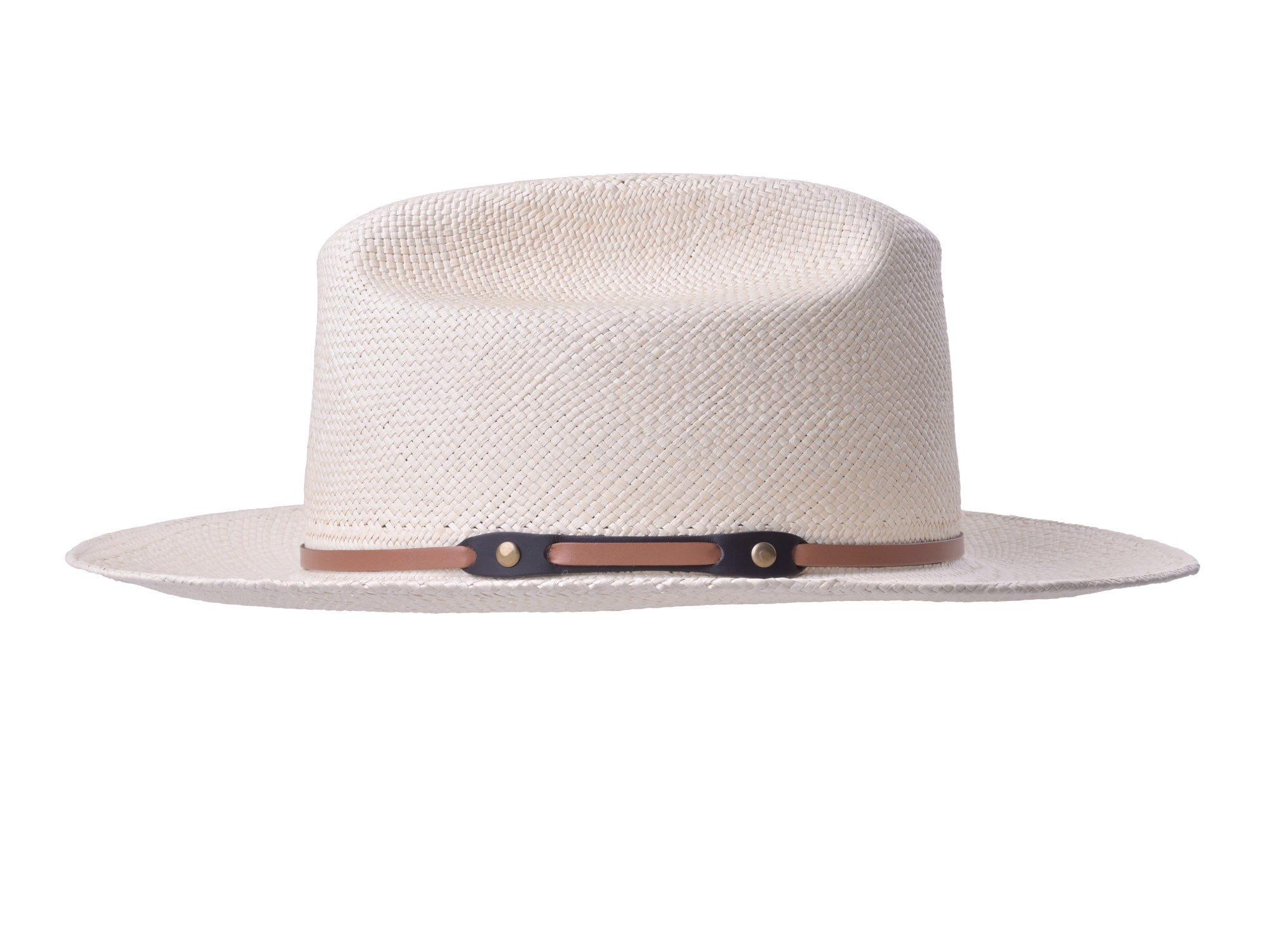 Bigalli Boston Trilby Panama Hat | UV 30 Grade 3 Panama Cattleman
