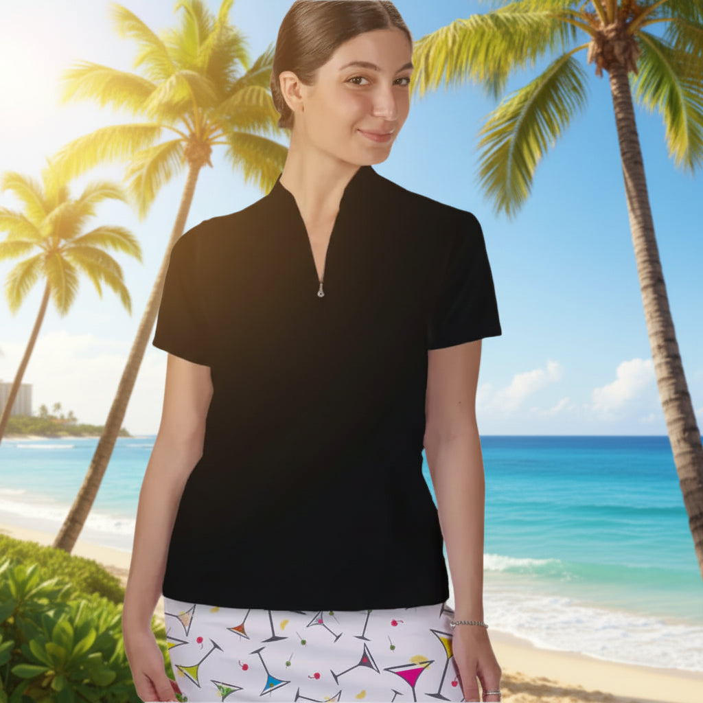 black shirt