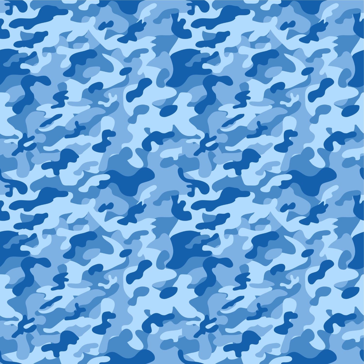 Blue camouflage pattern