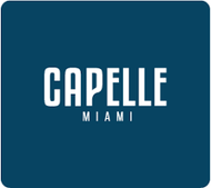 G Capelle Miami logo on a blue background
