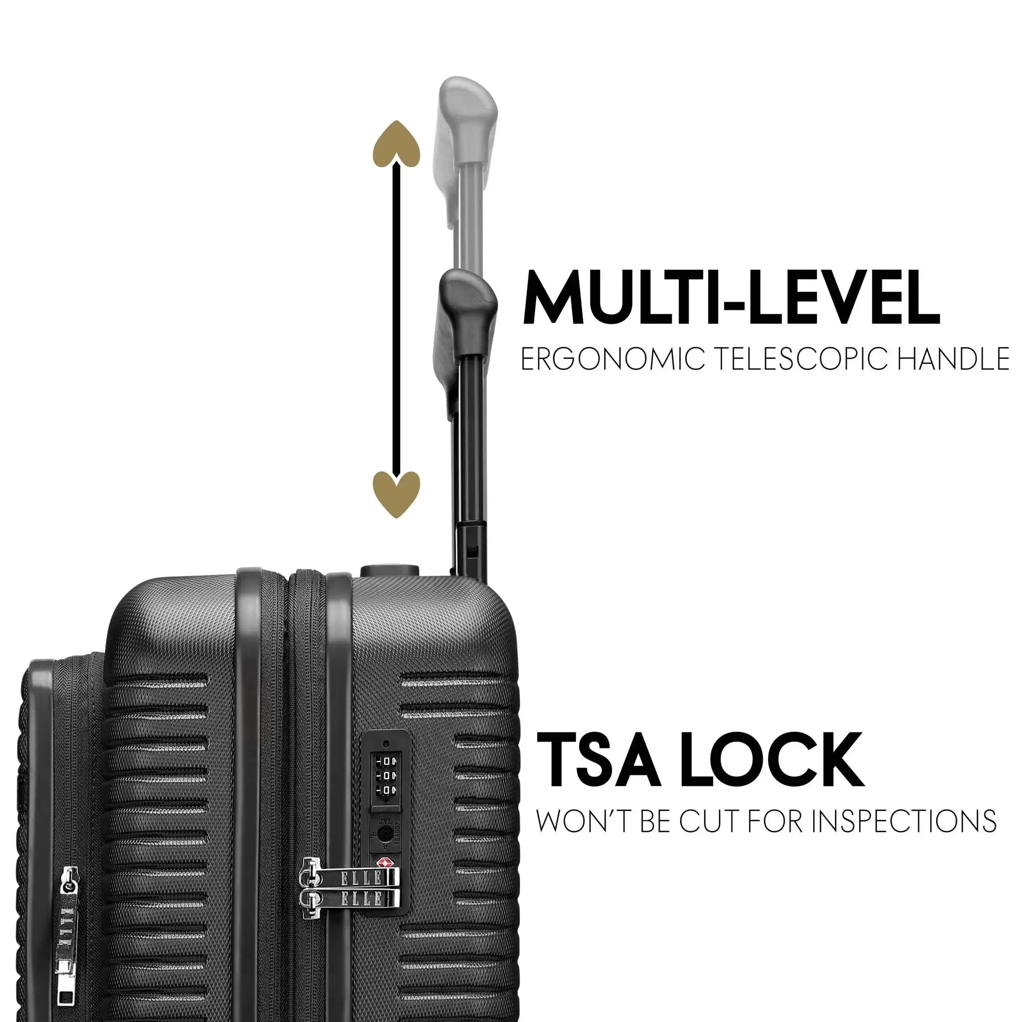 ELLE Travel Roamer Escape Luggage Set