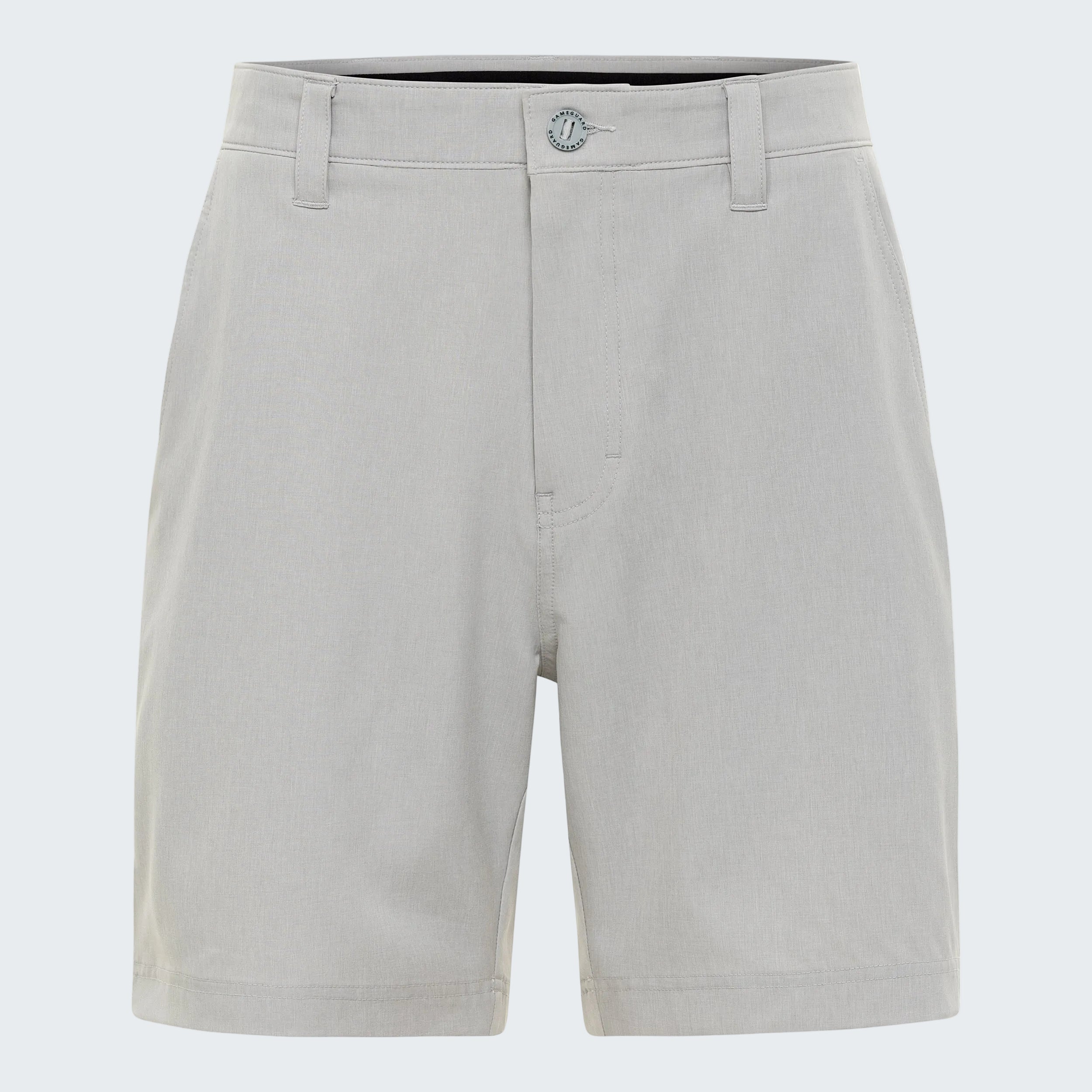 Light gray shorts on a white background