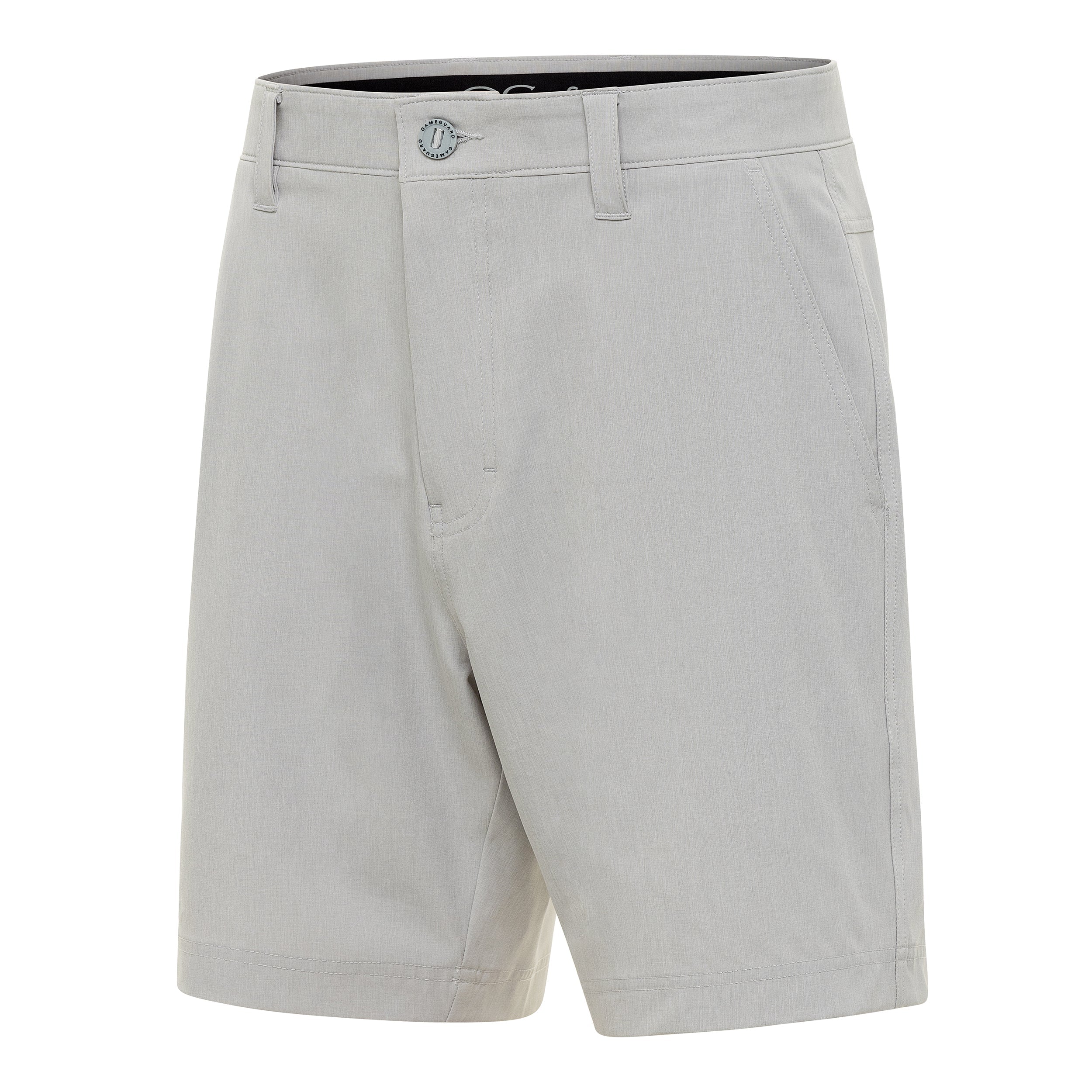 Light gray shorts on a white background
