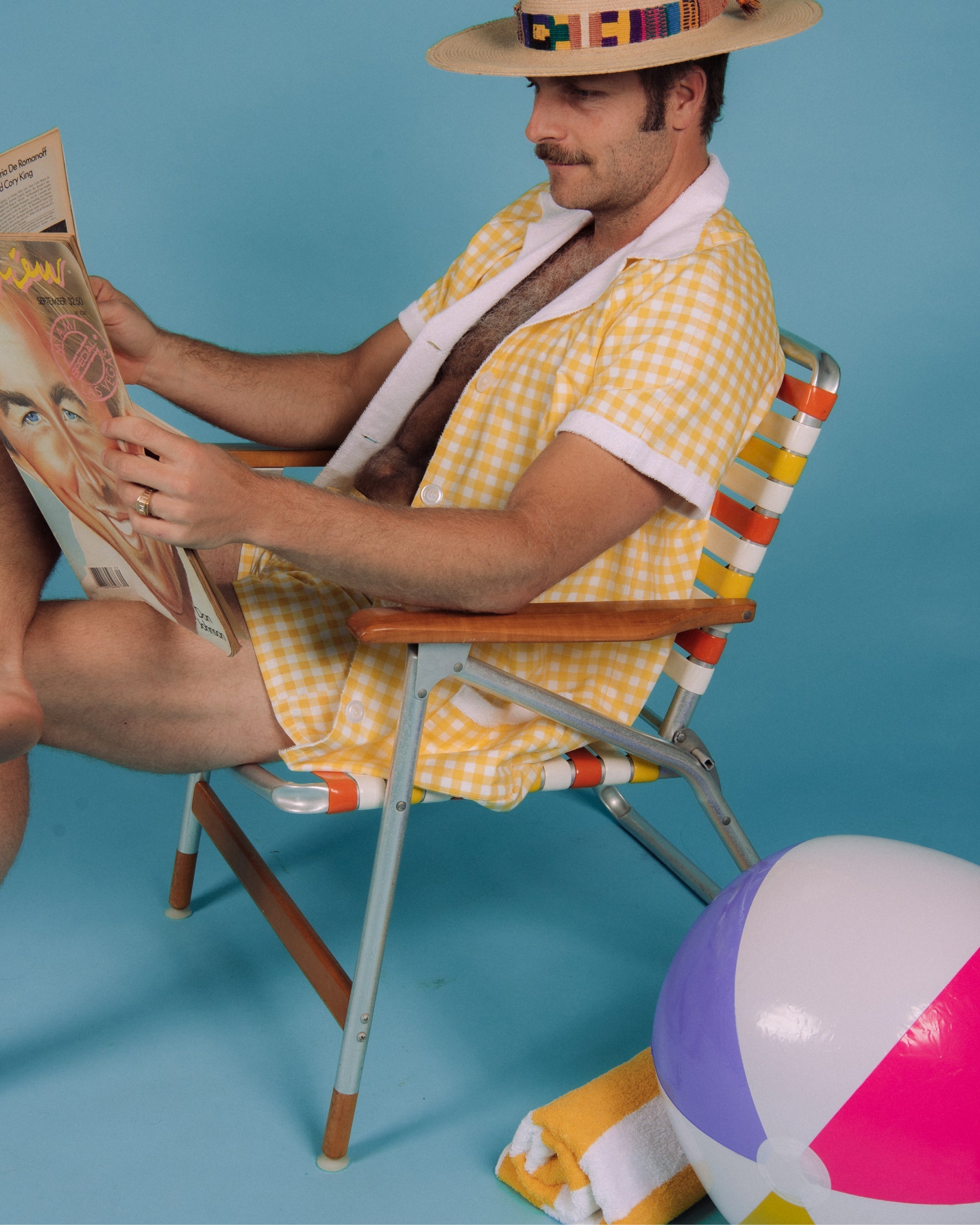 Hammies Gingham Cabana Trunk (Yellow)