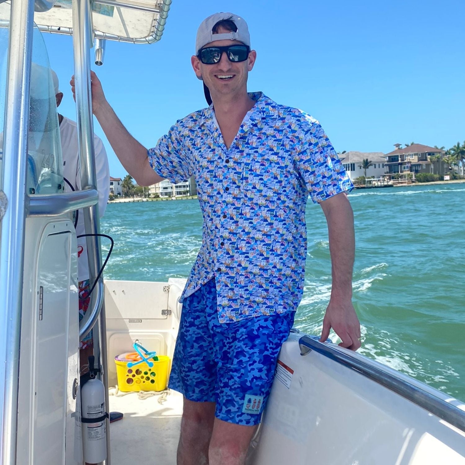 Super Stretch Greek Paradise Hawaiian Shirt