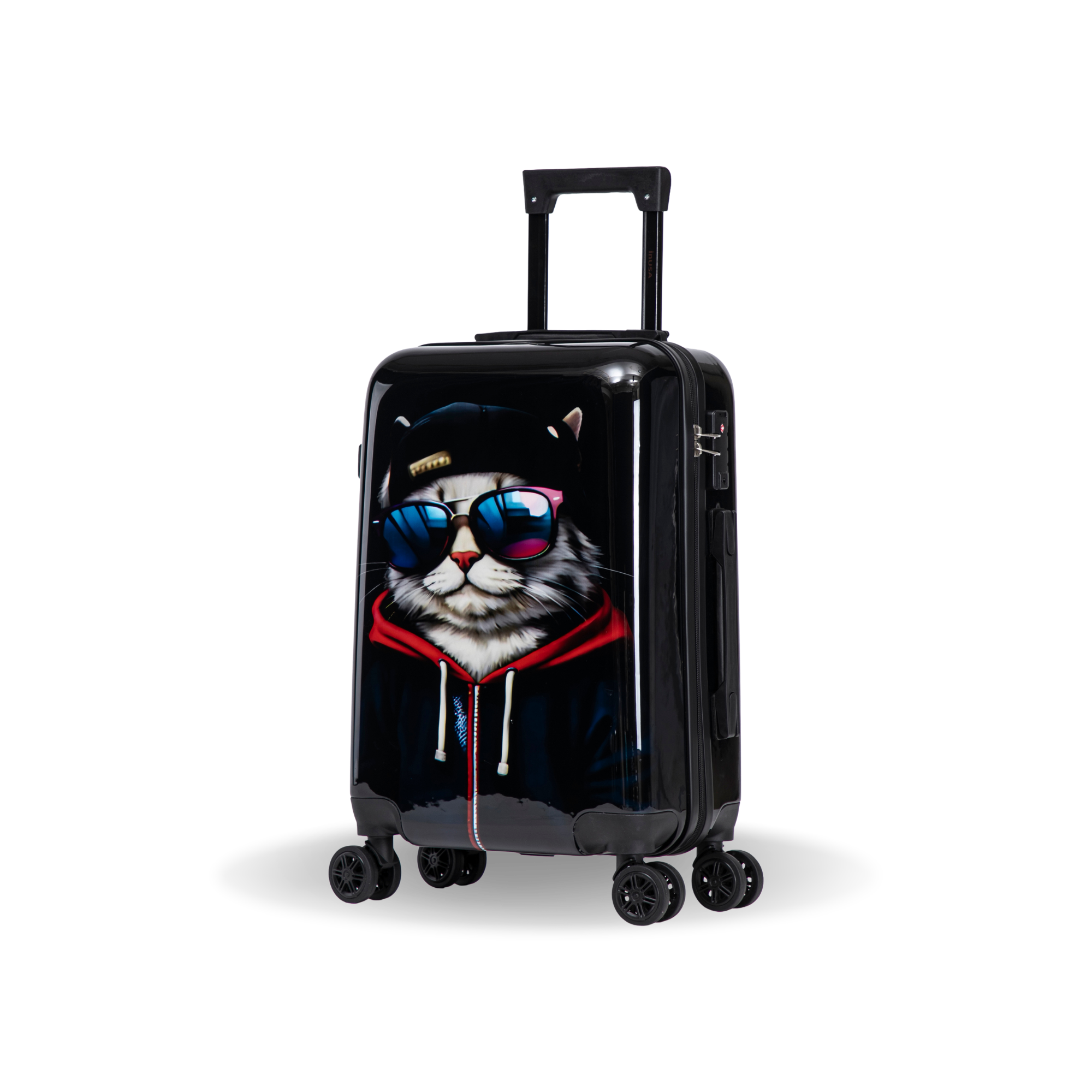InUSA Luggage Prints Carry On 20" Spinner Suitcase