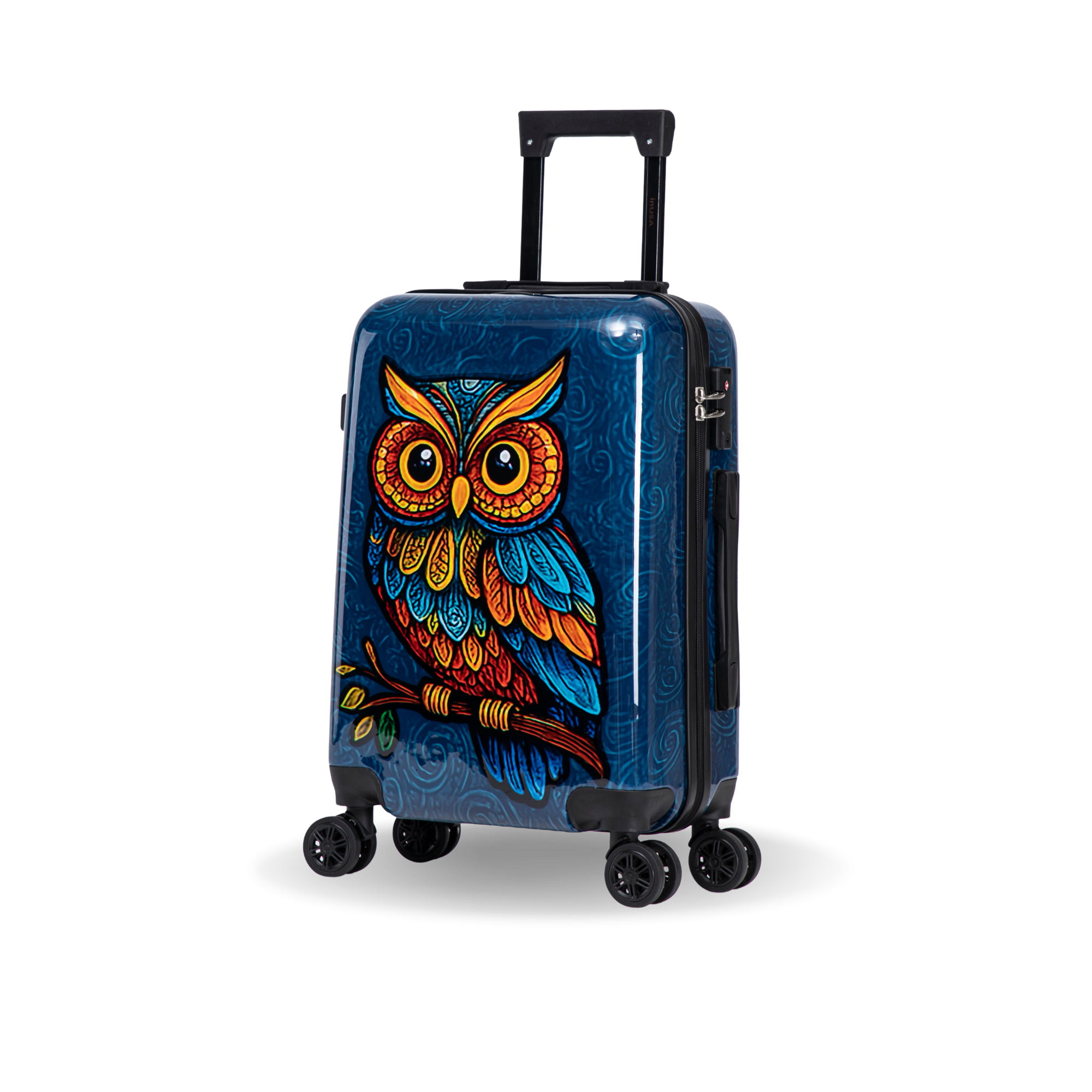 InUSA Luggage Prints Carry On 20" Spinner Suitcase