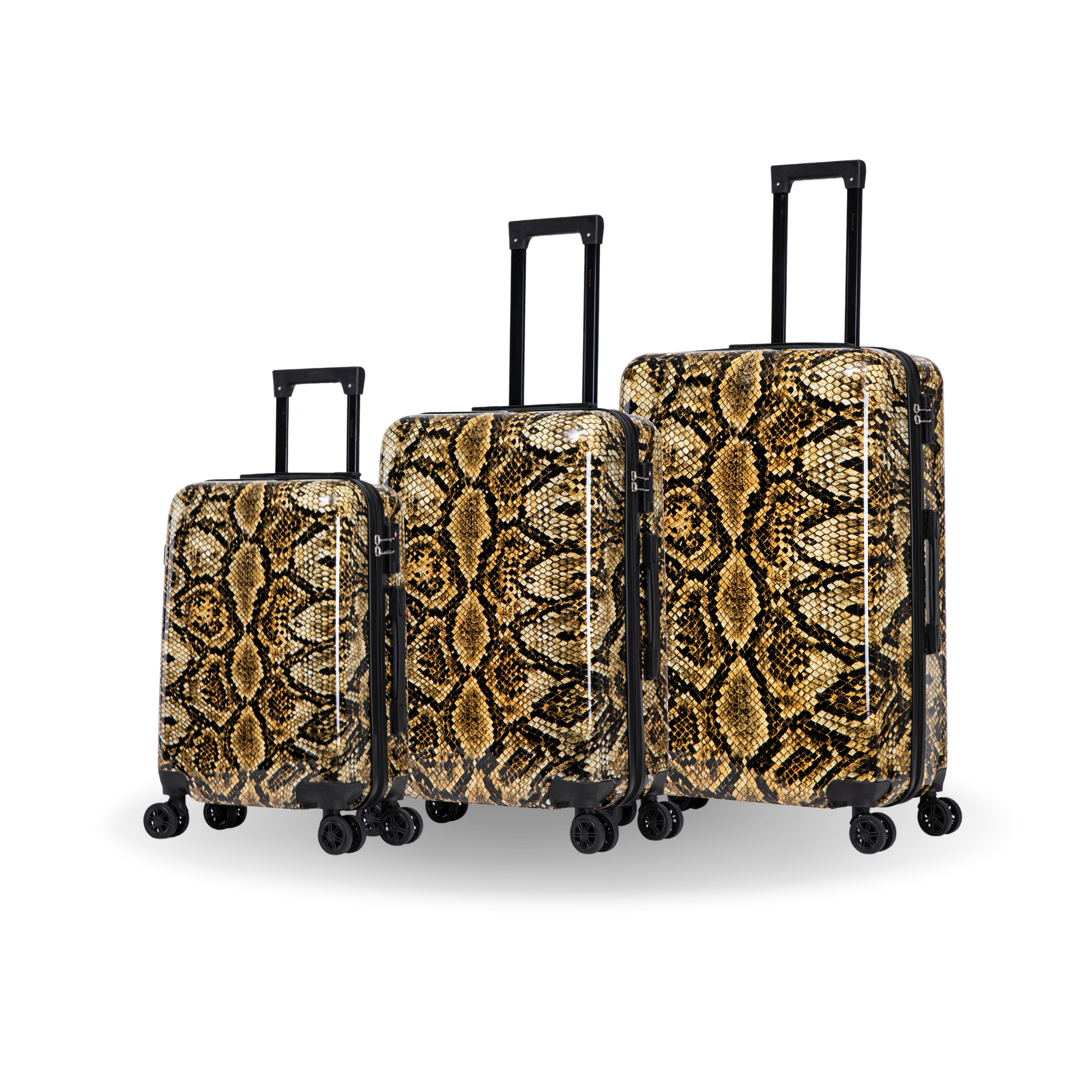 InUSA Luggage Prints 3 Piece Set 20''/24''/28''