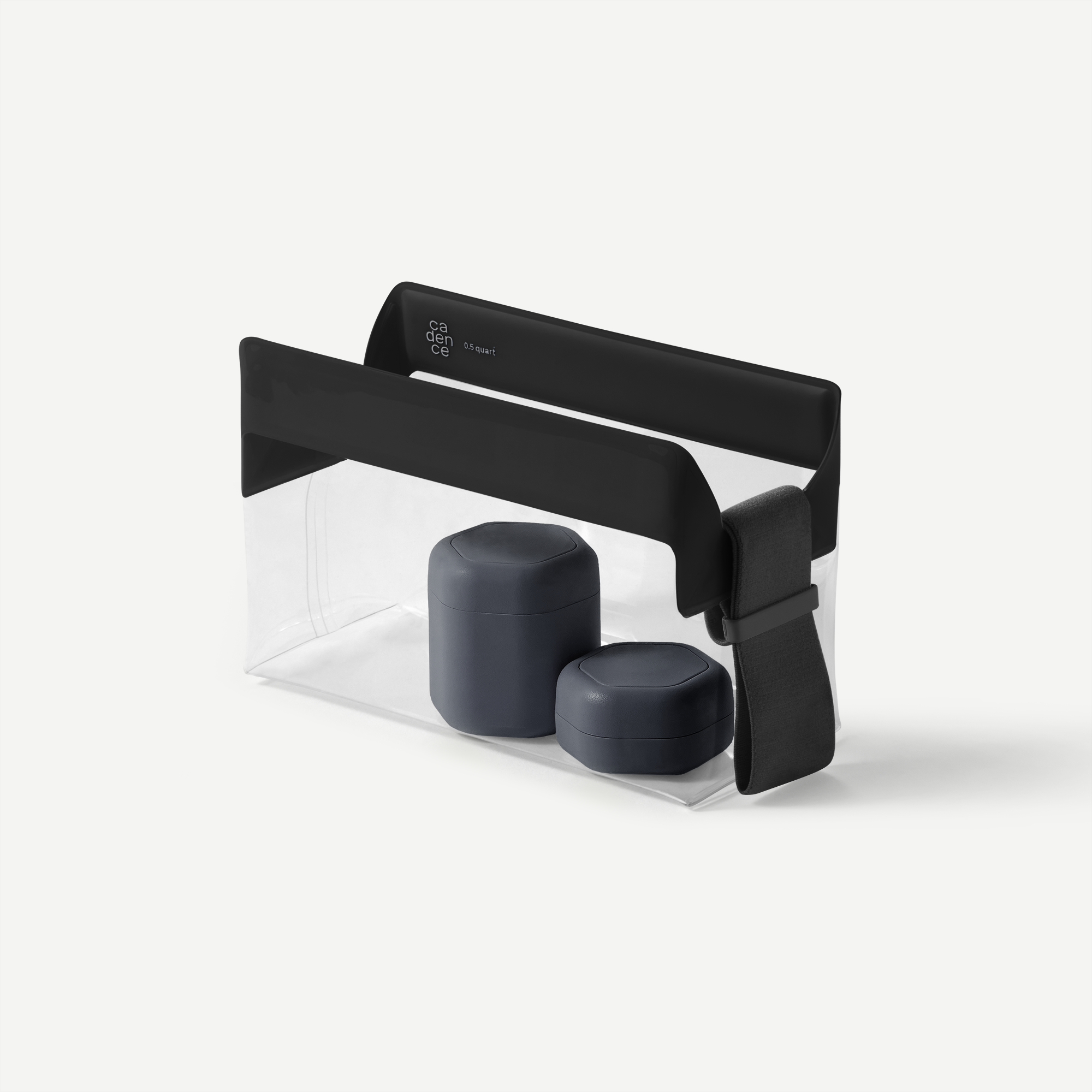 Black wall-mounted shoe rack with clear plastic cover on a white background