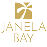 Gold logo with 'Janela Bay' text on a white background