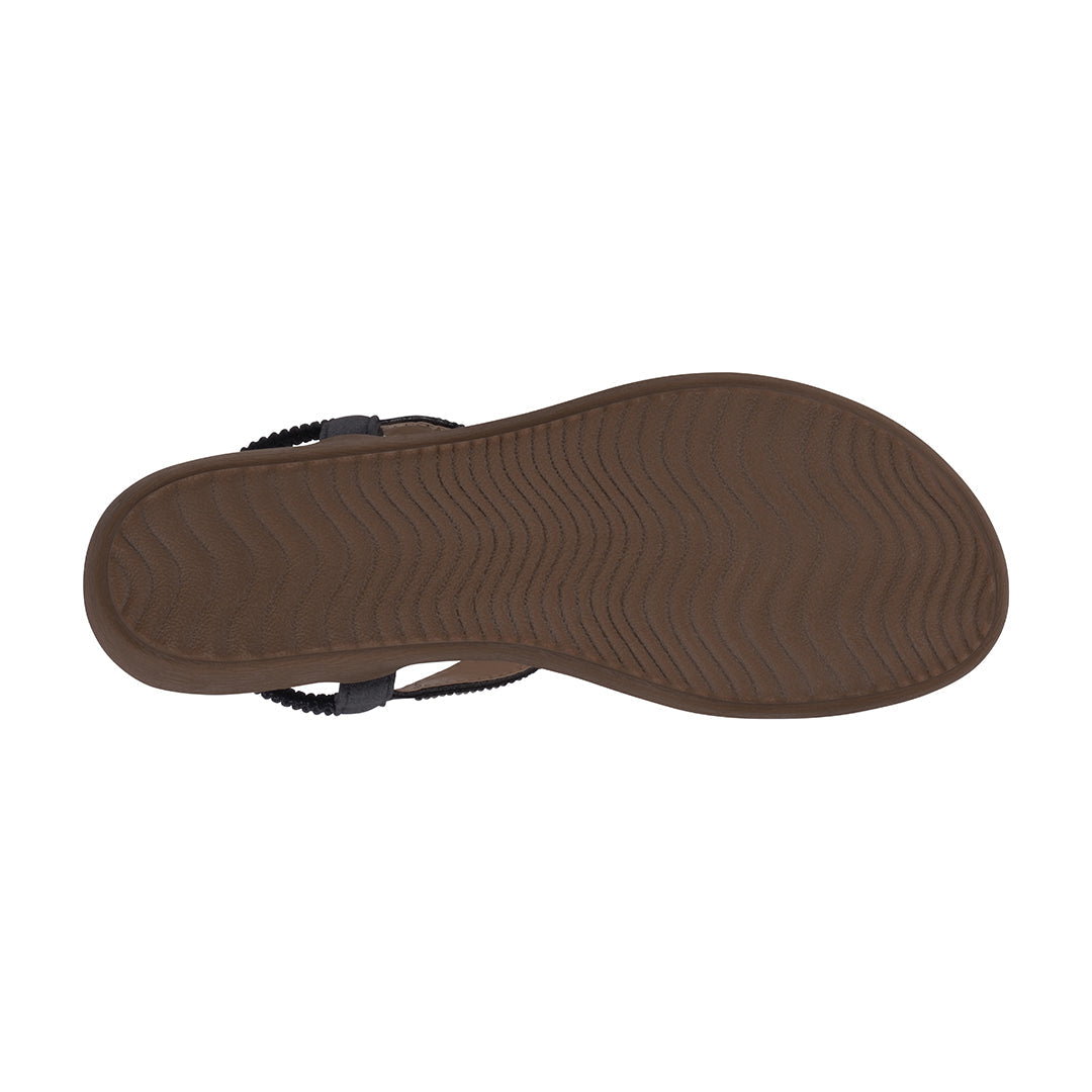 Brown sandal sole on a white background