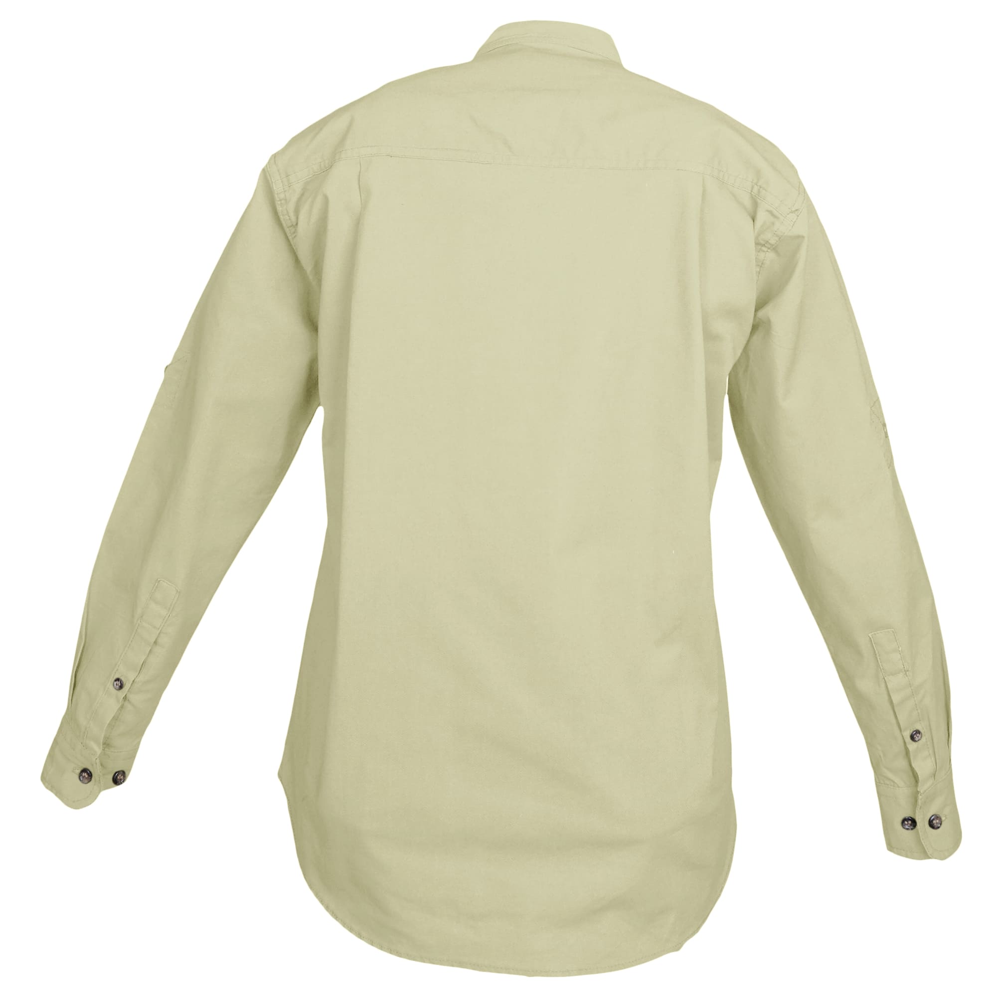 Beige shirt on a white background