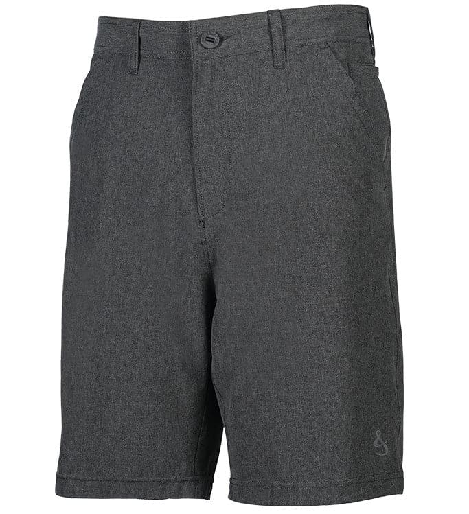 Gray shorts on a white background