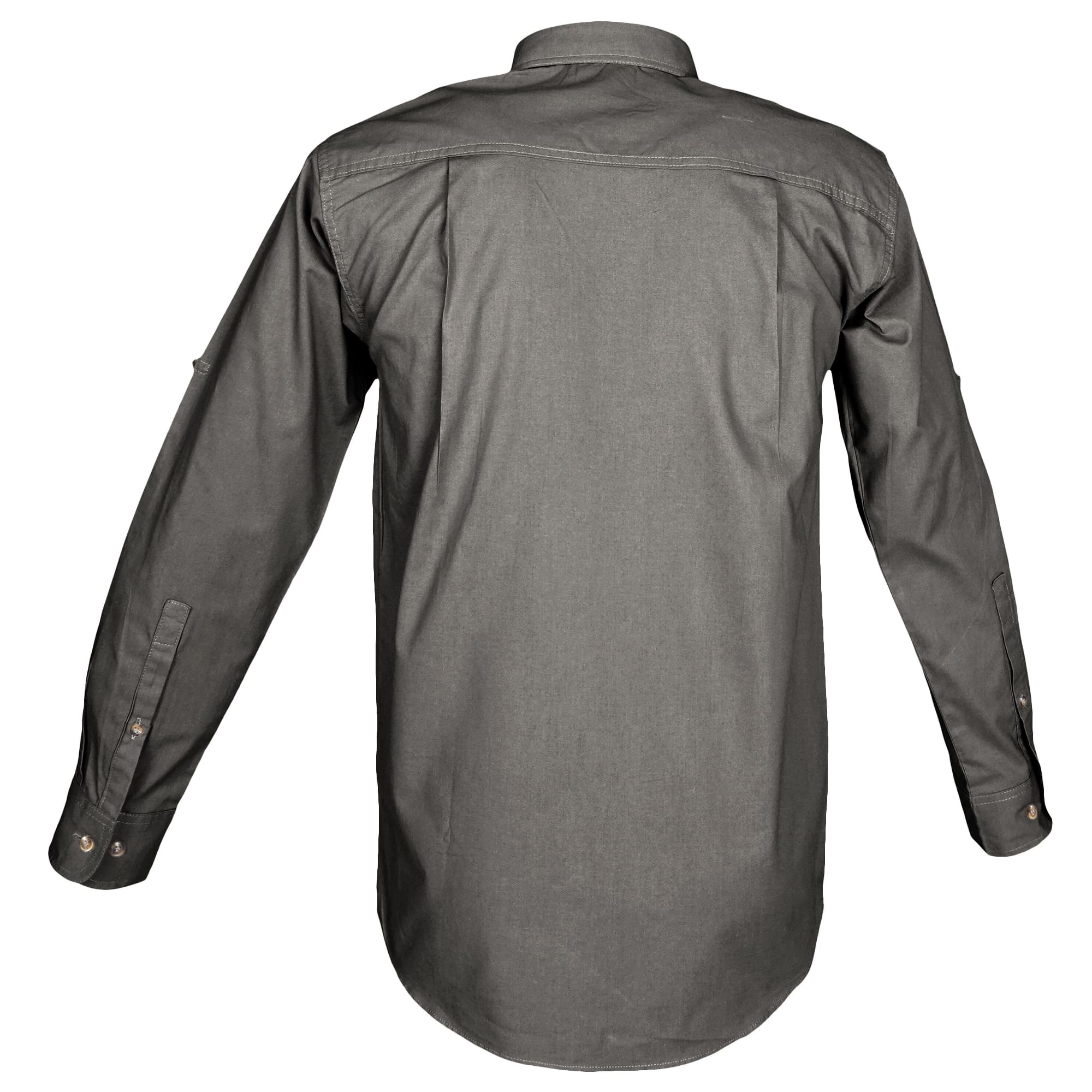 Gray shirt on a white background