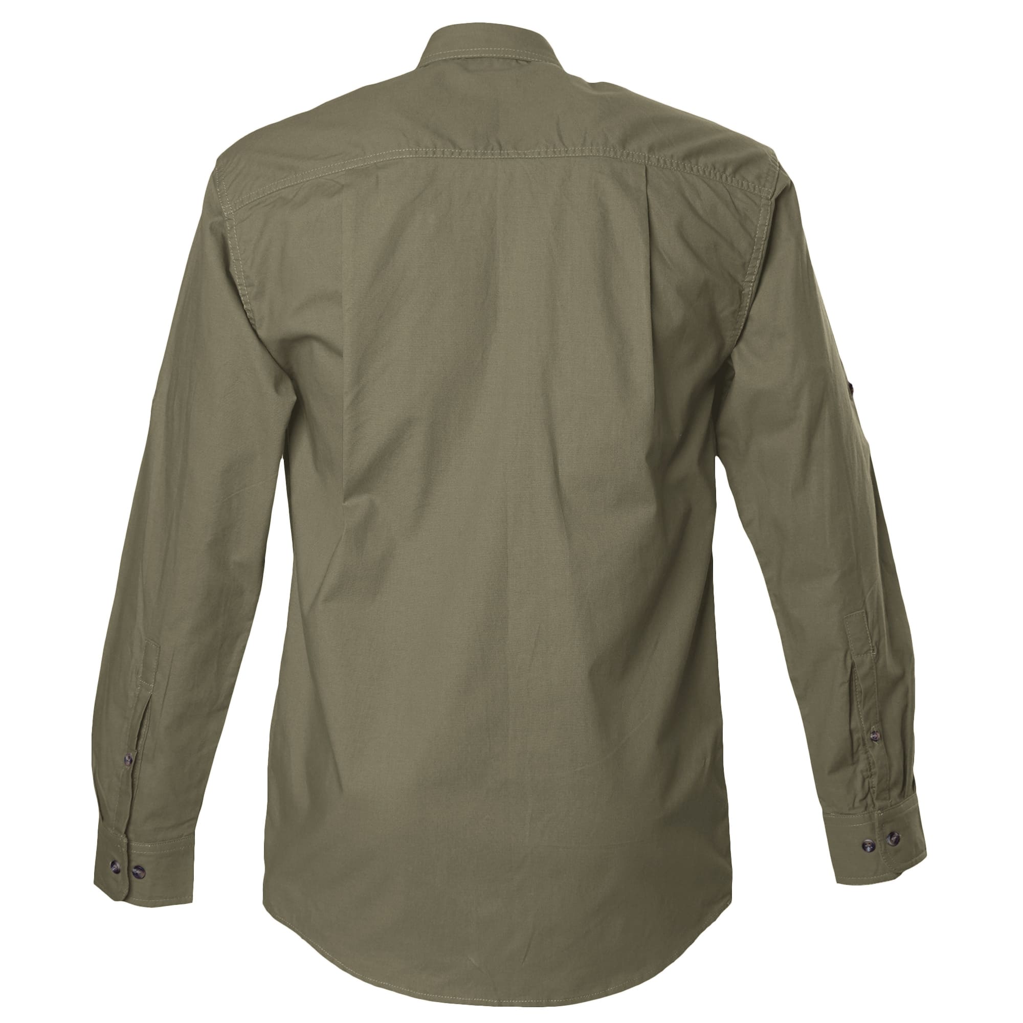 Green shirt on a white background