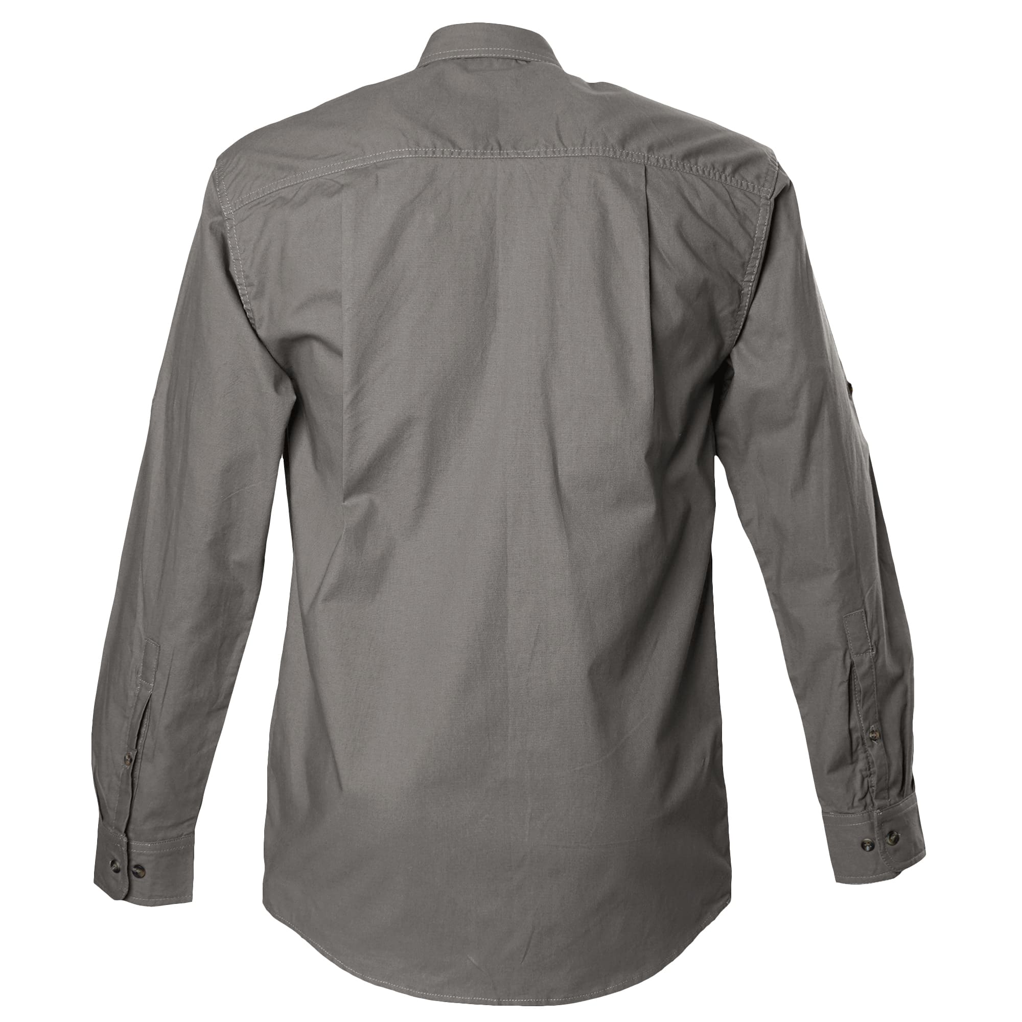 Gray shirt on a white background