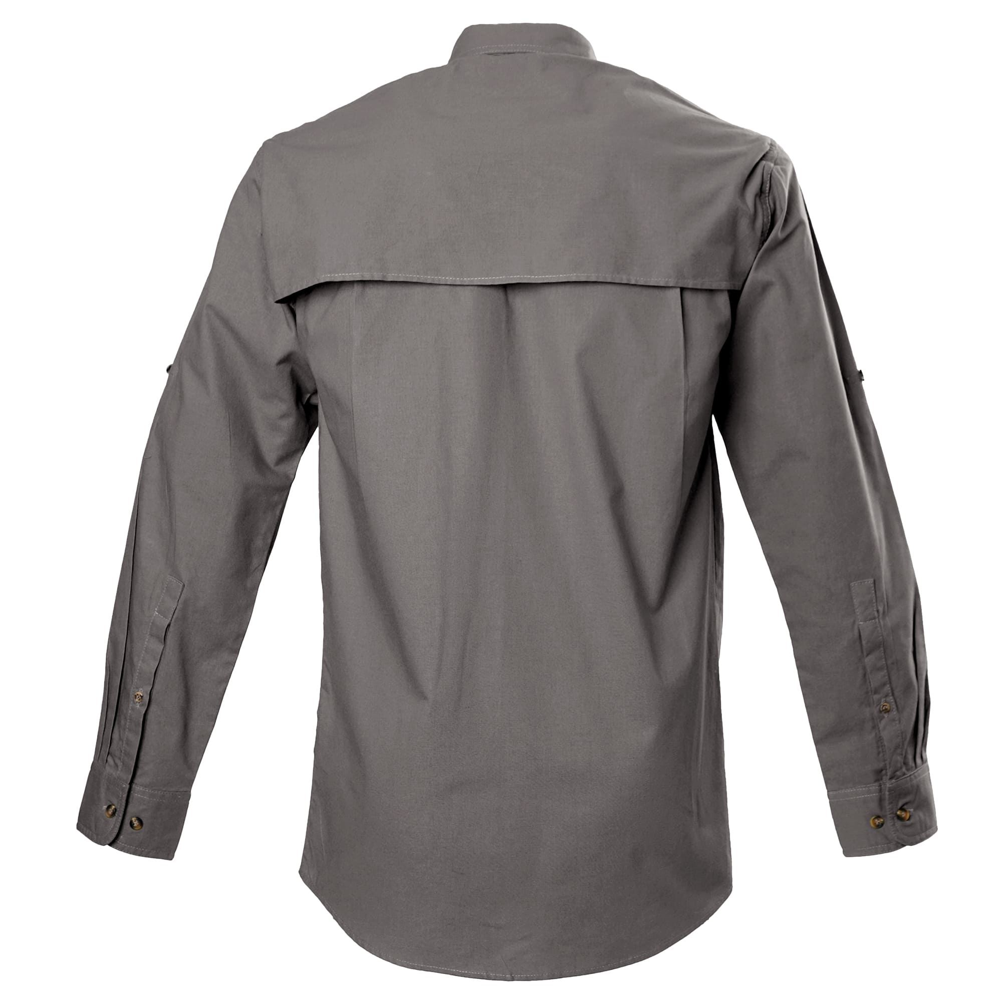 Gray shirt on a white background