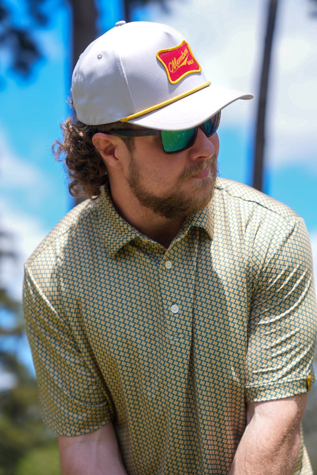 Jack Golf Apparel Texas Green &amp; Yellow