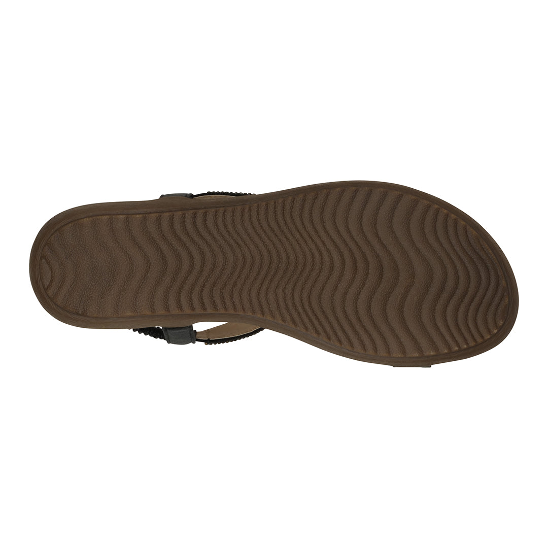 Brown sandal sole on a white background