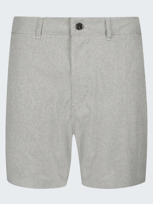 Gray shorts on a white background