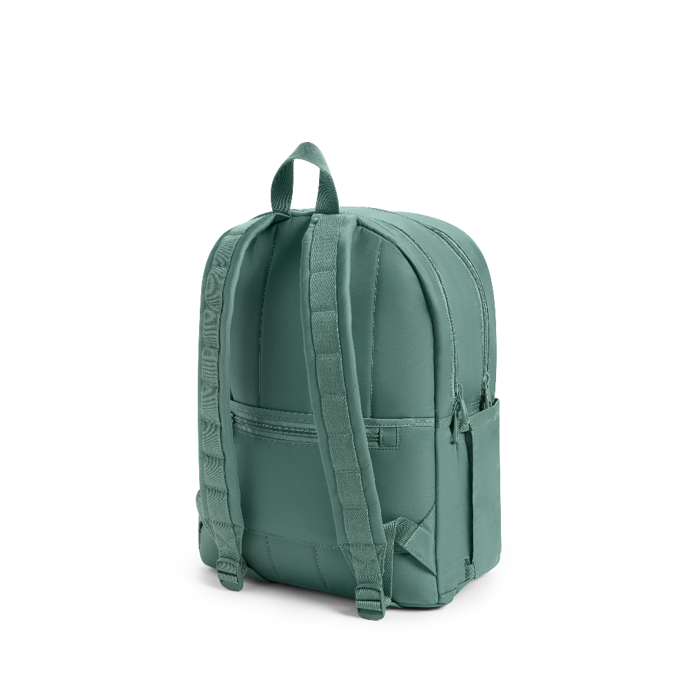 Black Ducati backpack on a light gray background
