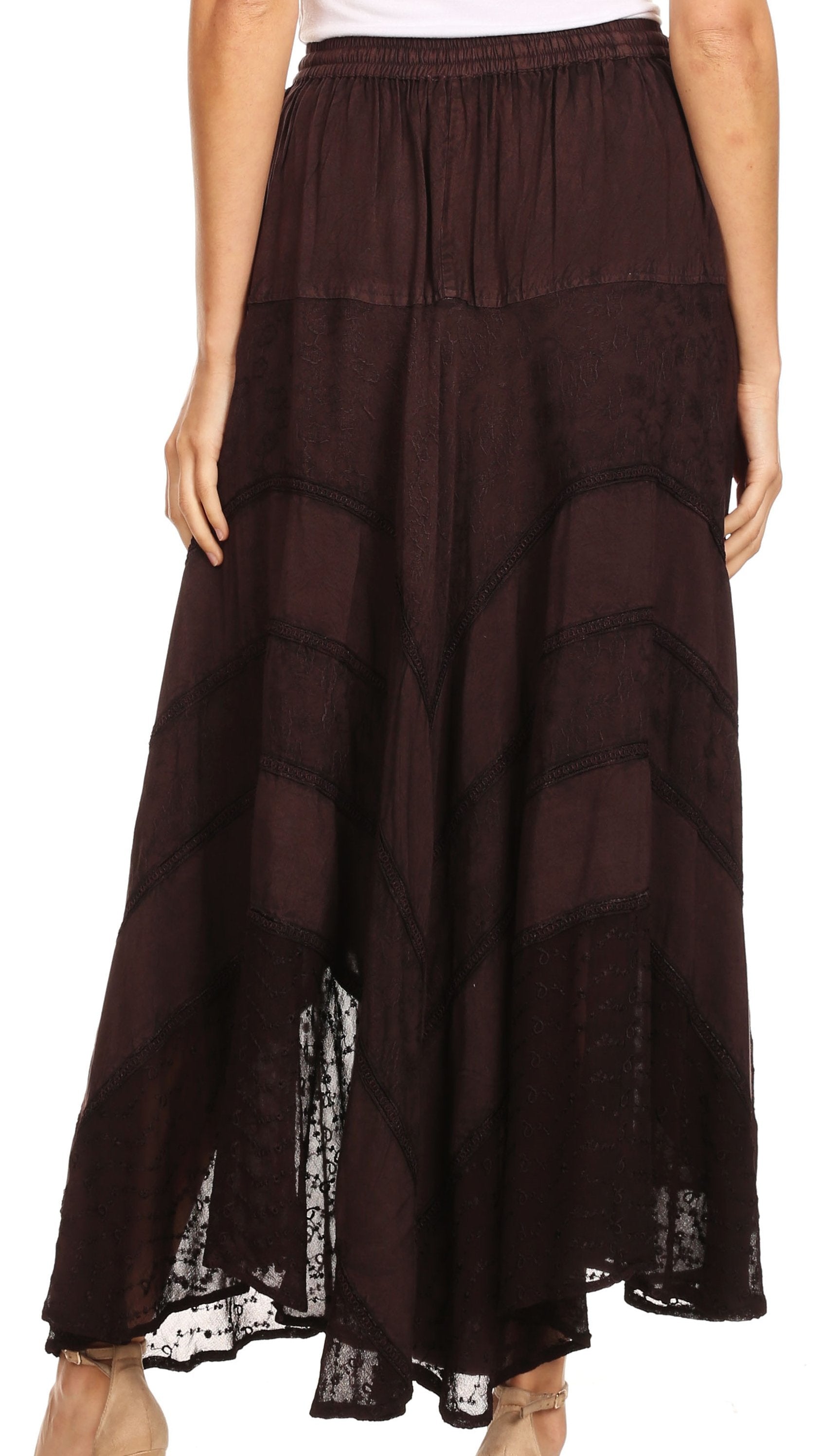 brown skirt