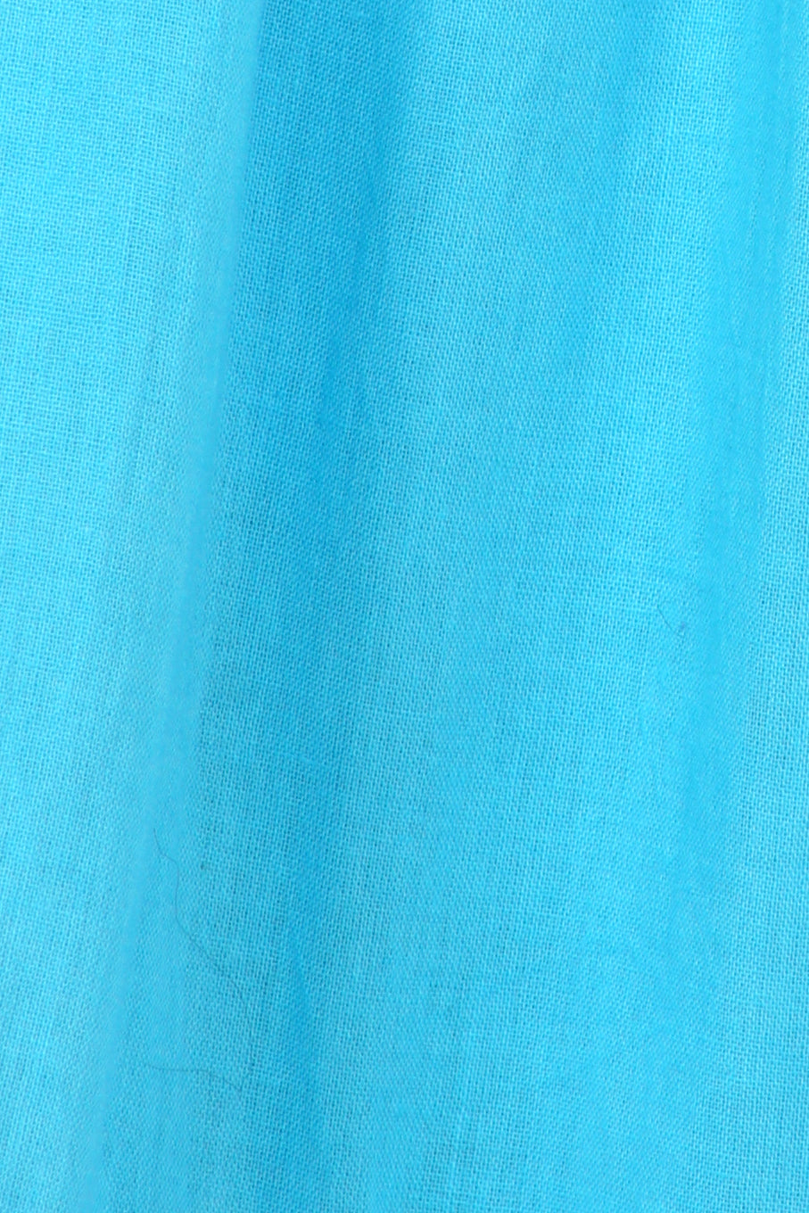 Close-up of a textured blue fabric