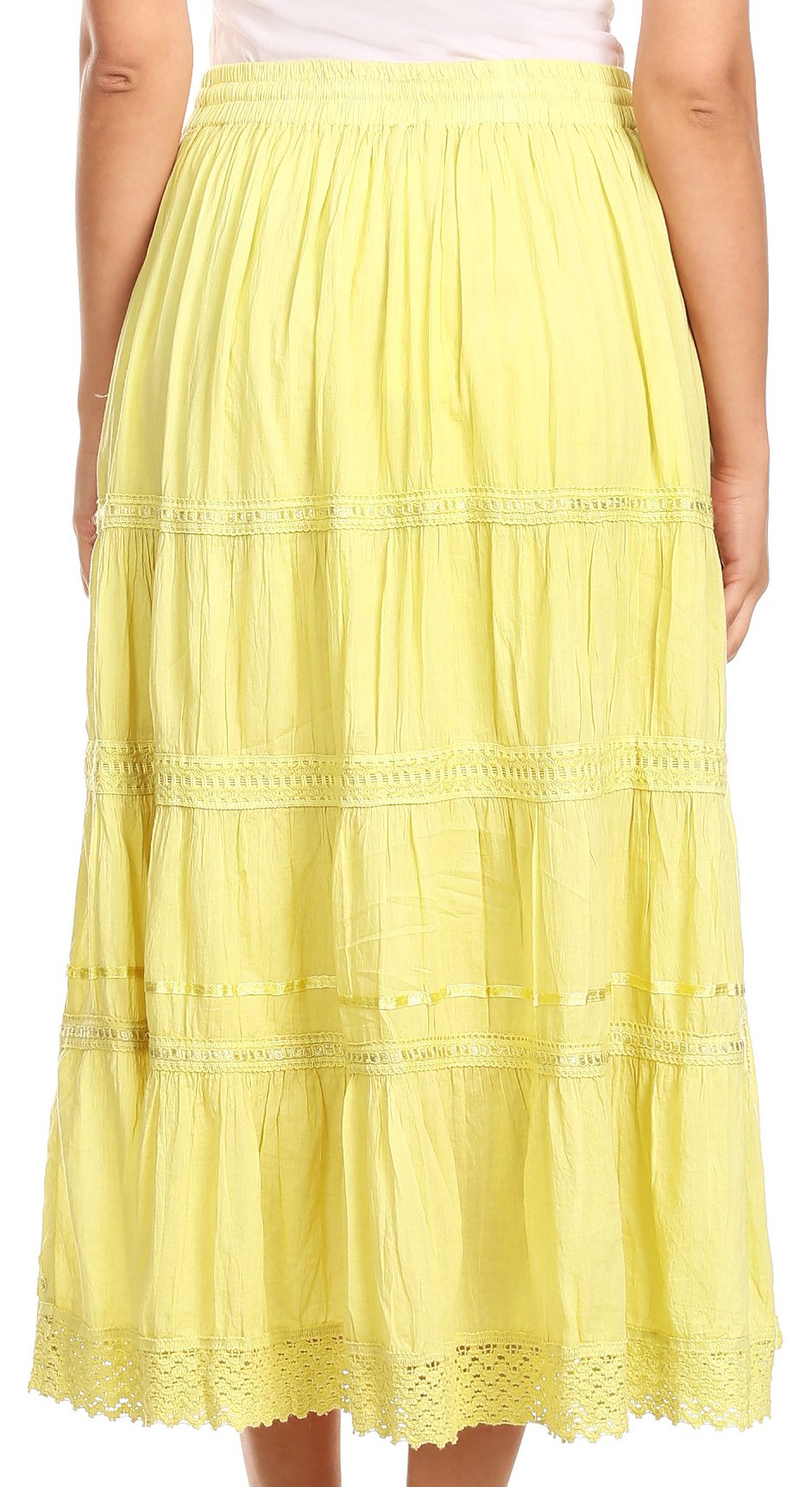 yellow skirt
