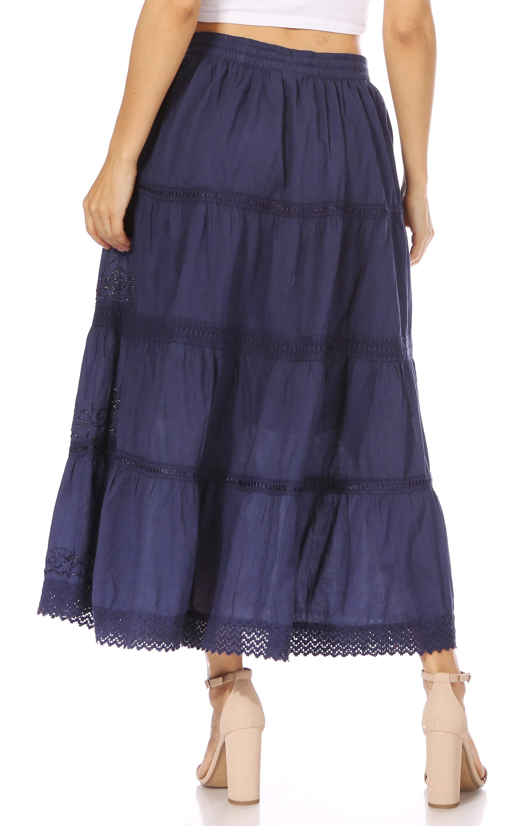 navy skirt