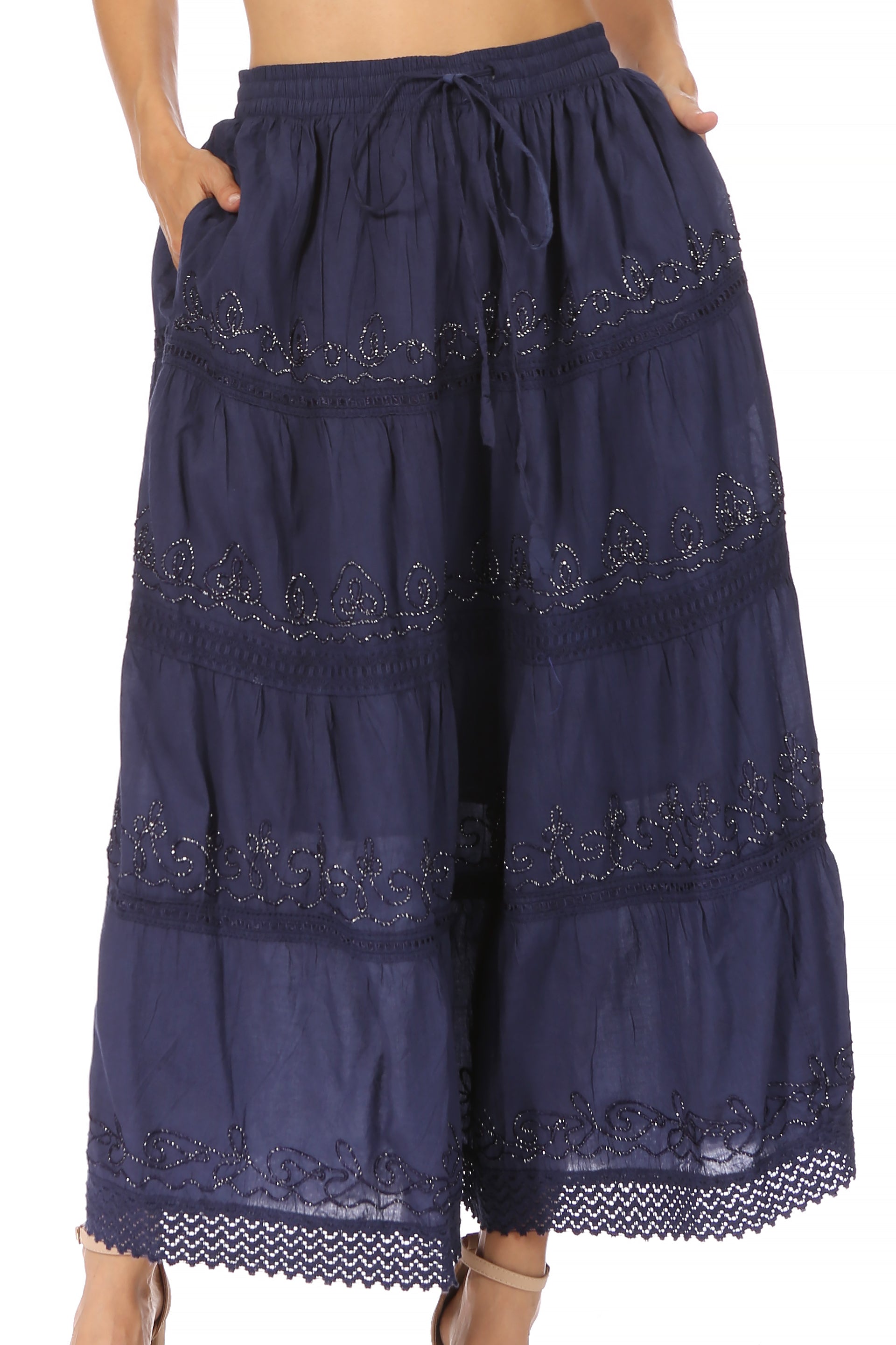 navy skirt